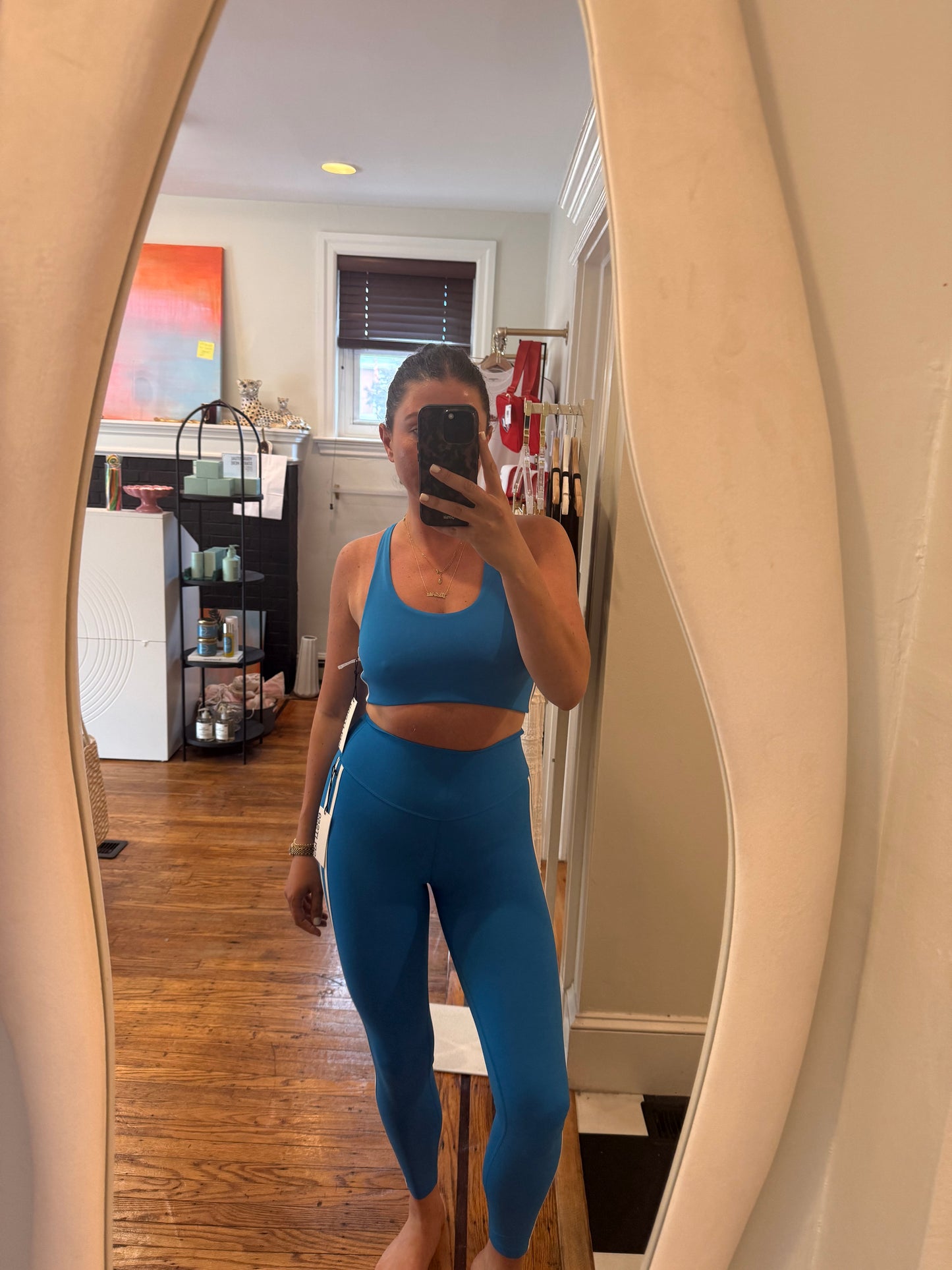 Ella Airweight Leggings - Blue