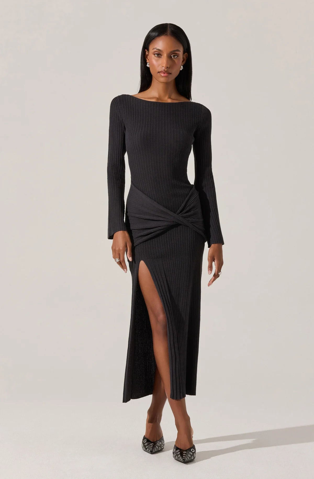 Arwyn Ribbed Sweater Dress