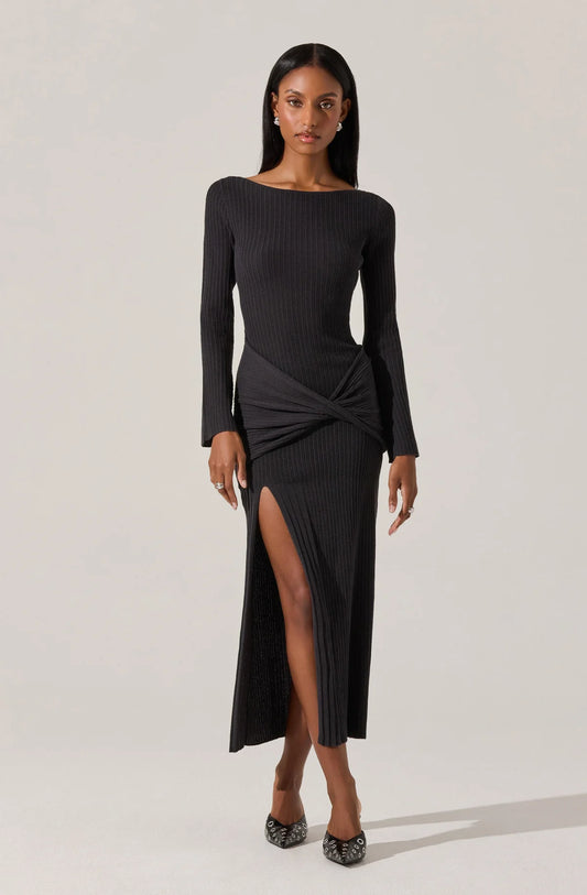 Arwyn Ribbed Sweater Dress