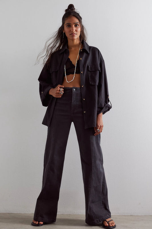 Free People - Libre Wide Leg Jeans