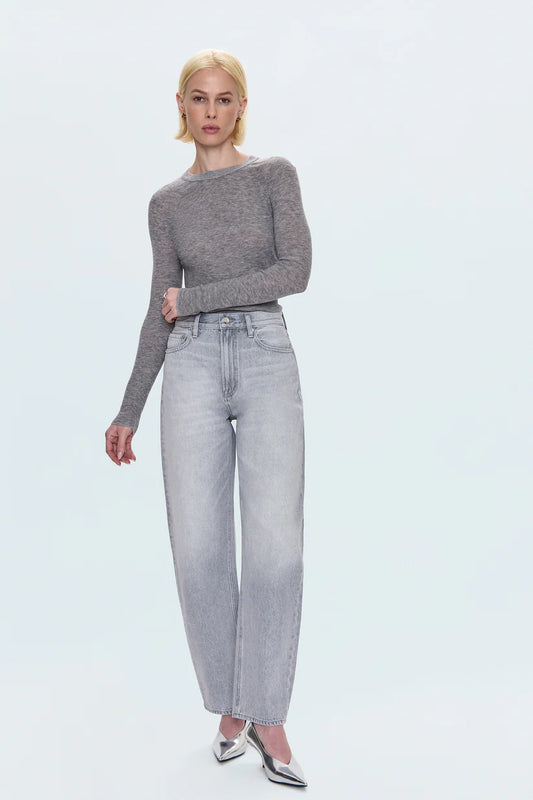 Wes High Rise Barrel Jean- Enigma